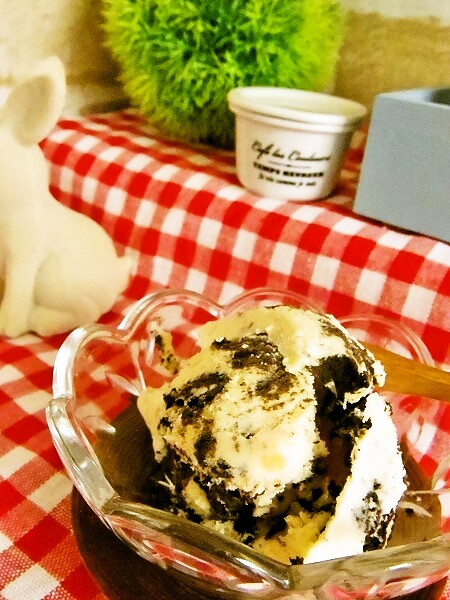 アイスクリーム用クッキー生地（卵なし） レシピ