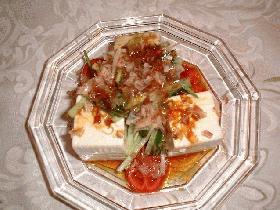 お豆腐の中華サラダ