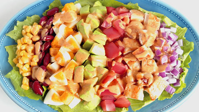 アボカドとチキンのカラフルコブサラダ レシピ 作り方 By キユーピー野菜レシピ クックパッド 簡単おいしいみんなのレシピが357万品