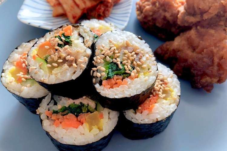 キンパ 韓国海苔巻き レシピ 作り方 By アユミゴハン クックパッド 簡単おいしいみんなのレシピが356万品