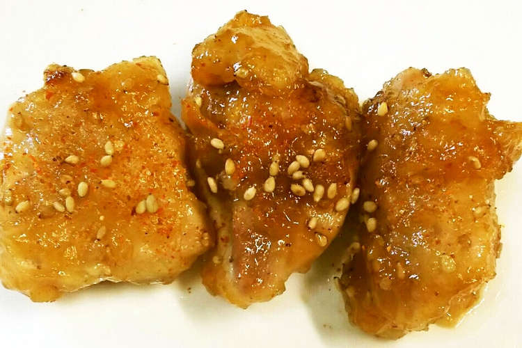 お弁当に 鶏もも肉の七味唐辛子照り焼き レシピ 作り方 By Michikusa3 クックパッド 簡単おいしいみんなのレシピが352万品