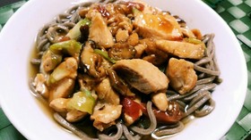 とろーり☆梅あんかけ鶏蕎麦☆