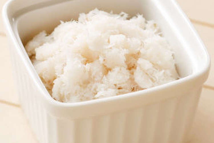 離乳食初期 しらす 白身魚の冷凍保存 レシピ 作り方 By 旭化成hpの離乳食 クックパッド