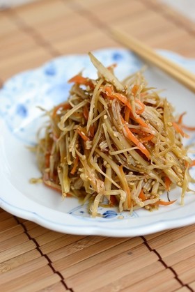 減塩きんぴらごぼう【冷凍・作り置き】