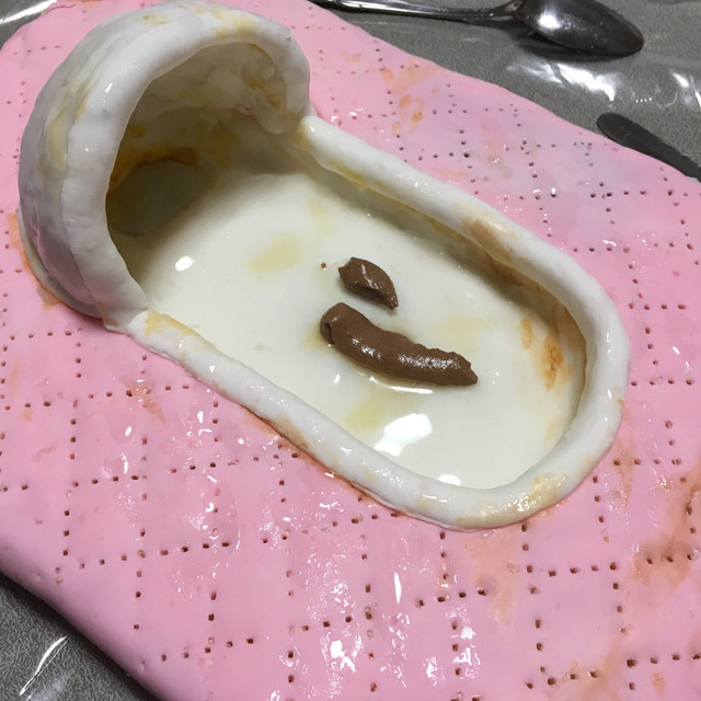 洋菓子細工 トイレケーキ グロ注意 レシピ 作り方 By 桜と桃ちゃん クックパッド