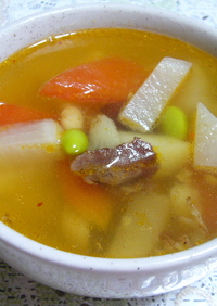 無国籍なピリ辛スープ