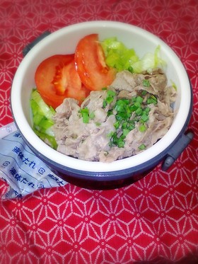 冷しゃぶ風 冷やし中華弁当