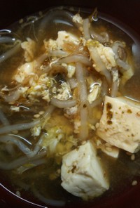 豆腐と海苔の佃煮の優しいスープ☆