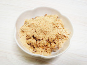 大麦(もち麦・押し麦)の胡麻&きなこ掛け