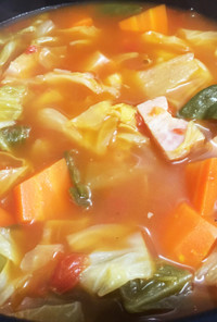 野菜たっぷりの燃焼スープ