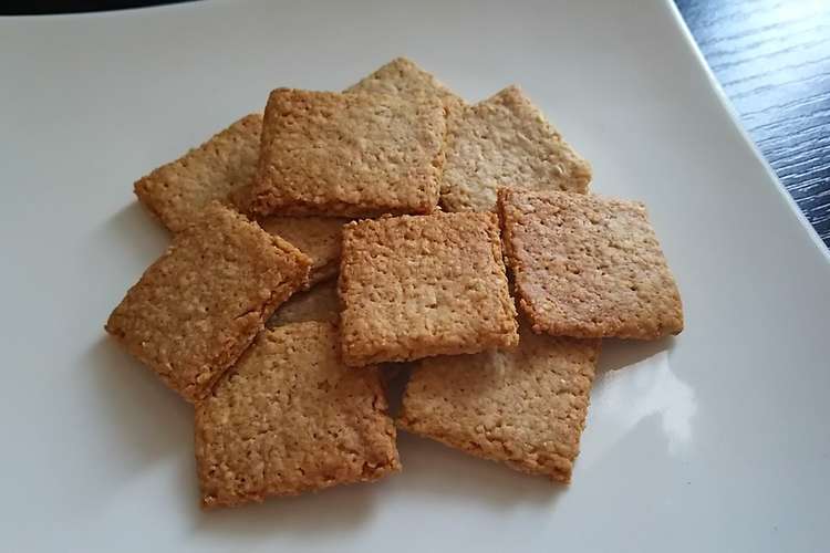 小麦粉なし オートミール100 クッキー レシピ 作り方 By Nonmama224 クックパッド 簡単おいしいみんなのレシピが375万品