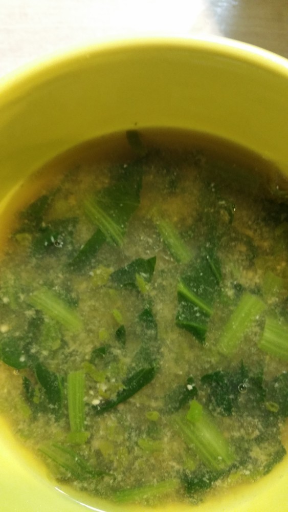 めかぶと小松菜のおみそ汁♣の画像
