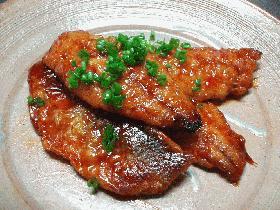 鯵のコチュジャン蒲焼
