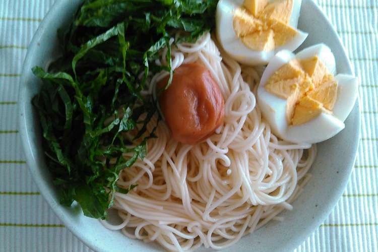そうめんアレンジ 簡単 塩ごま油 レシピ 作り方 By Kcochibi クックパッド 簡単おいしいみんなのレシピが351万品
