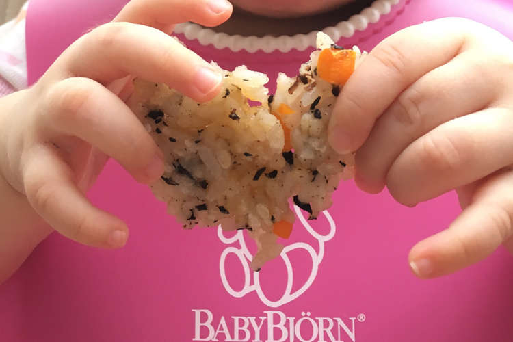 離乳食 手づかみ食べ初期のごはんお焼き レシピ 作り方 By Usaco クックパッド 簡単おいしいみんなのレシピが370万品