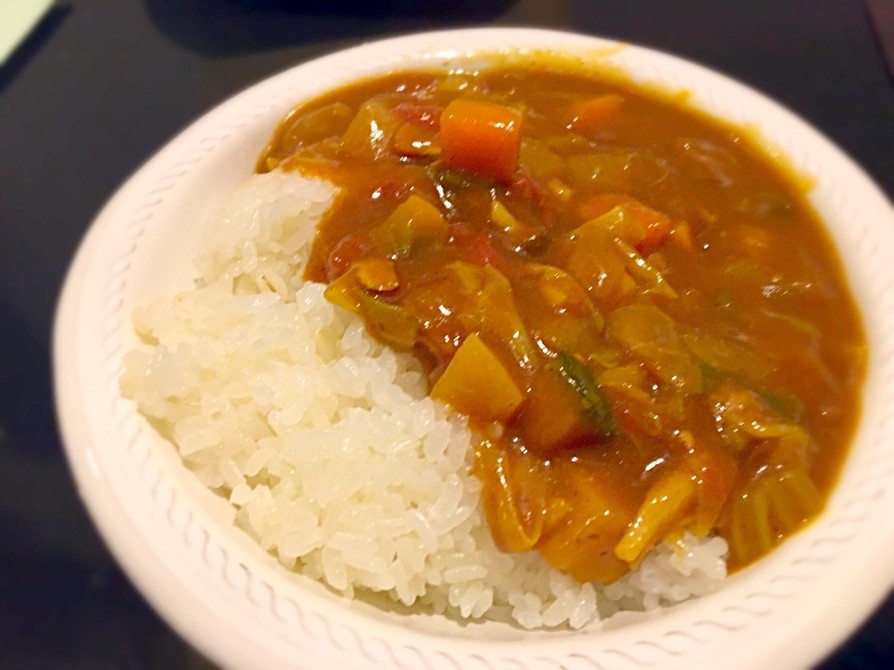 簡単リメイク★野菜スープからの絶品カレーの画像