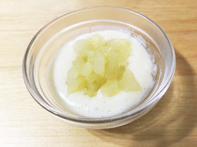 離乳食 後期 りんごと豆乳のフラン