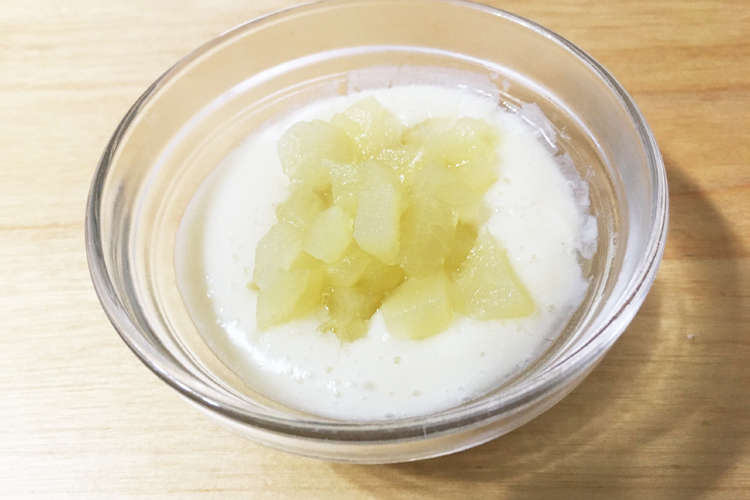 離乳食 後期 りんごと豆乳のフラン レシピ 作り方 By Yodaiking クックパッド 簡単おいしいみんなのレシピが360万品