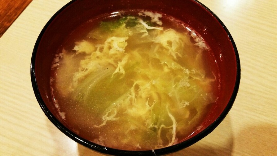 白菜スープ 柚子胡椒風味 ダシダで簡単!の画像
