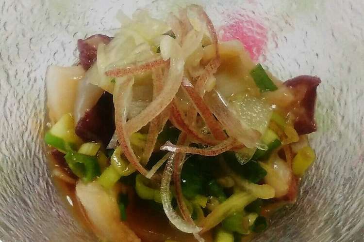 捨てる部位でもう１品 たこ皮ねぎポン酢 レシピ 作り方 By 甘夏 元魚屋 調理師 クックパッド 簡単おいしいみんなのレシピが361万品