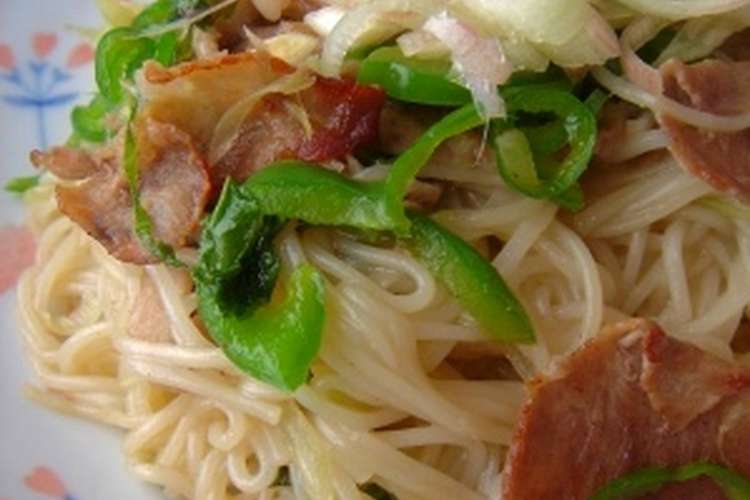 ミョウガのそうめんチャンプルー レシピ 作り方 By こなつママ クックパッド 簡単おいしいみんなのレシピが360万品