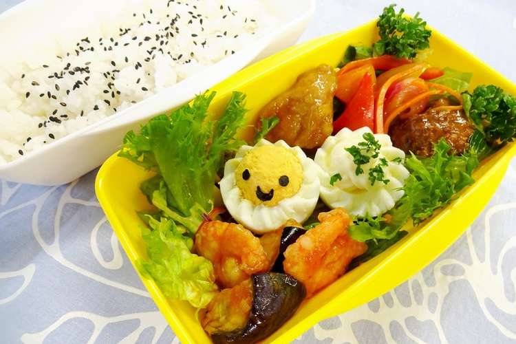 花卵コロン ゆでたまご花のお弁当 レシピ 作り方 By Kokubo クックパッド