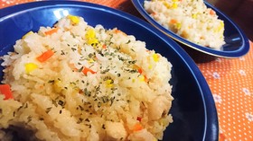 炊飯ジャー★簡単★コク旨【チキンピラフ】
