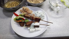 イースターラムのスブラキのレシピ