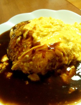 半熟卵のオムライス