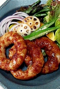 “トンデリング”  玉ねぎ+豚肉の肉巻き