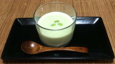 枝豆ポタージュスープの写真