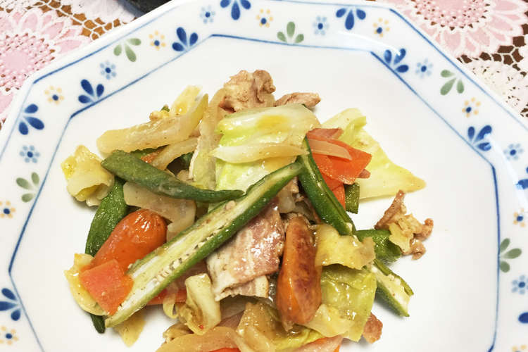 おくら入り お助け野菜炒め レシピ 作り方 By たらりらん クックパッド 簡単おいしいみんなのレシピが354万品