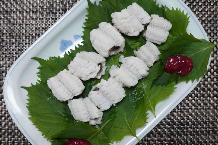 鱧湯引き梅肉添え レシピ 作り方 By おでのおでん クックパッド 簡単おいしいみんなのレシピが378万品