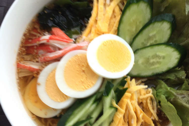 めんつゆで冷やし中華風 そうめん レシピ 作り方 By よこ耳ねこ クックパッド 簡単おいしいみんなのレシピが354万品
