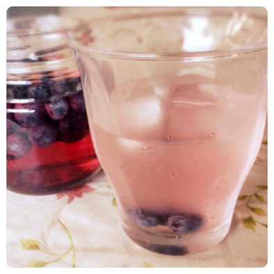 果実酢♡ブルーベリーの写真