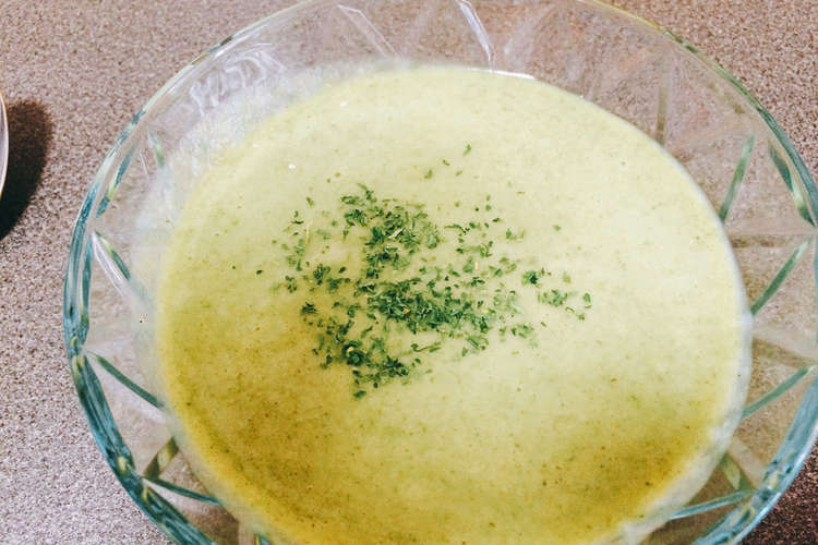 小松菜の冷たいポタージュスープ レシピ 作り方 By Riricko クックパッド 簡単おいしいみんなのレシピが365万品