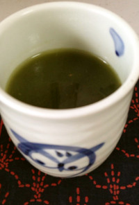 はちみつ生姜の緑茶かたくり
