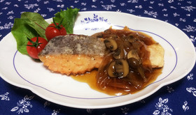 鮭の和風あんかけ
