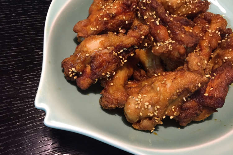 甘辛味が止まらない 鶏手羽元の甘辛ダレ レシピ 作り方 By クック6sgmd8 クックパッド