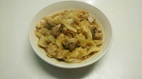 爽やかな甘さの☆チキンとキャベツ煮