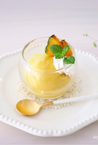 卵・生クリ無♡濃厚〜お豆腐かぼちゃアイス