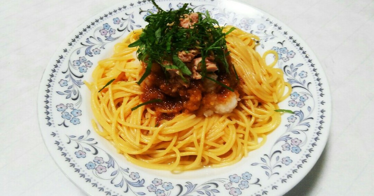 簡単和えるだけツナと大根おろし和風パスタ レシピ 作り方 By 簡単好きのあ ちゃん クックパッド