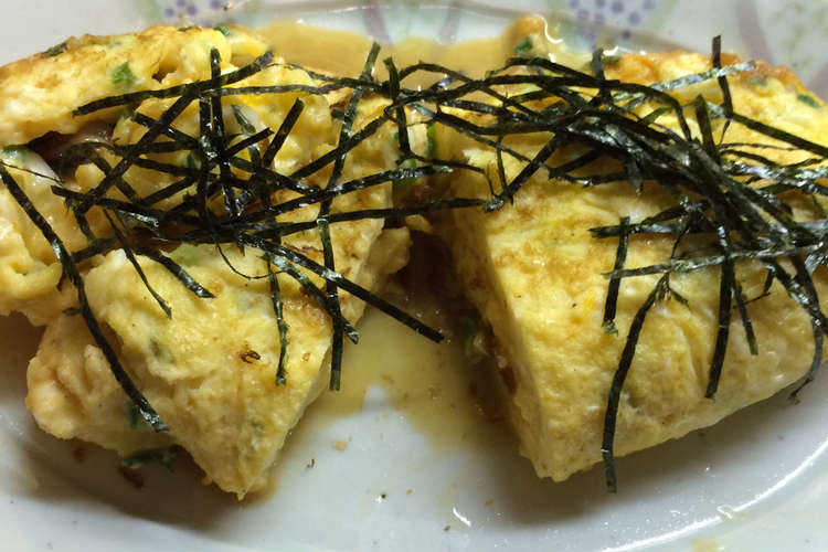 ご飯に イカの塩辛とチーズのオムレツ レシピ 作り方 By 気まぐれご飯を作る人 クックパッド
