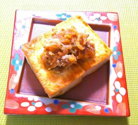 低糖質レシピ☆和風豆腐ステーキ