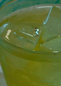 美味しい氷だし緑茶。