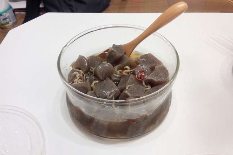 全部レンジで 味染みこんにゃくの白だし煮 レシピ 作り方 By 靴下はいてる猫 クックパッド 簡単おいしいみんなのレシピが353万品