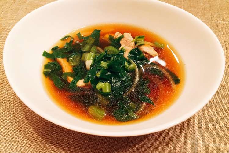 つるむらさきと豚肉のオイスタースープ レシピ 作り方 By Totonoe クックパッド