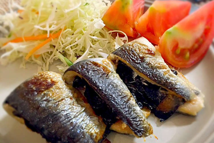 鰯の梅海苔はさみ焼き レシピ 作り方 By にゃん太郎 クックパッド 簡単おいしいみんなのレシピが356万品