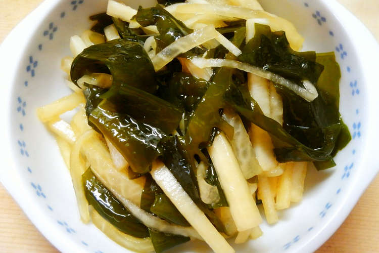簡単 混ぜるだけ 大根とワカメの酢の物 レシピ 作り方 By 331ミミイ クックパッド 簡単おいしいみんなのレシピが361万品