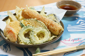 健康運を高める☆ちくわと野菜の大暑天ぷら